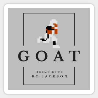 GOAT - Tecmo Bowl Bo Jackson Sticker